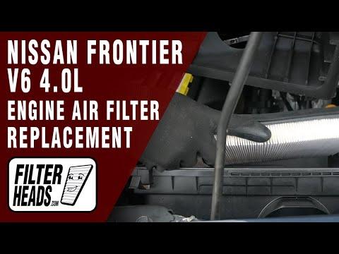 How to Replace the Engine Air Filter on a 2005-2020 Nissan Frontier (DIY Guide) (Engine: V6 4.0L)