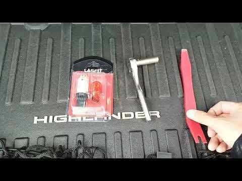 LasFit 7440 LED turn signal bulb install for 2020-2024 Toyota Highlanders