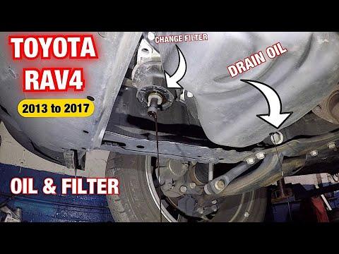 How to Change Engine Oil & Filter on a 2014 Toyota RAV4 2.5L