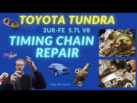 How to Replace a Timing Chain on a Toyota Tundra  5.7l V8 3ur-fe