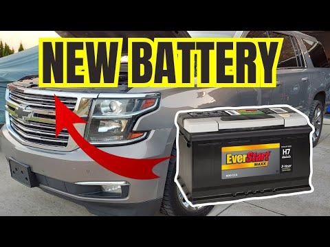 2014-2019 Chevy Suburban Battery Replacement