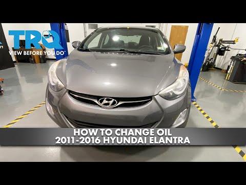 How to Change Oil 2011-2016 Hyundai Elantra