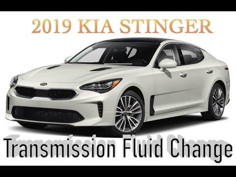 2019 KIA Stinger Transmission Fluid Change and Level Check Procedure