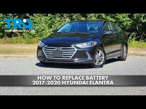 How to Replace Battery 2017-2020 Hyundai Elantra