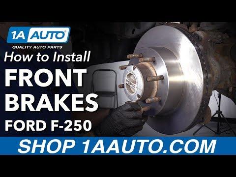 How to Replace Front Brakes 13-16 Ford F250