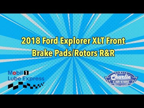 2018 Ford Explorer XLT Front Brake Pads/Rotors R&amp;R