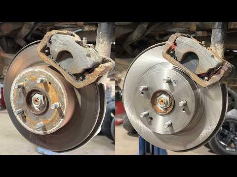 Rear Brake Pads &amp; Rotor Replacement Plus Service 2016-2020 Honda HRV XRV