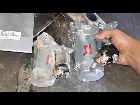 land cruiser 5.7 starter motor replacement