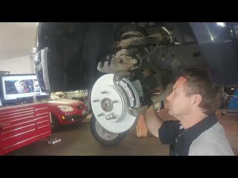 2013 Dodge Ram 1500 Front brake pad replacement Gas Engine