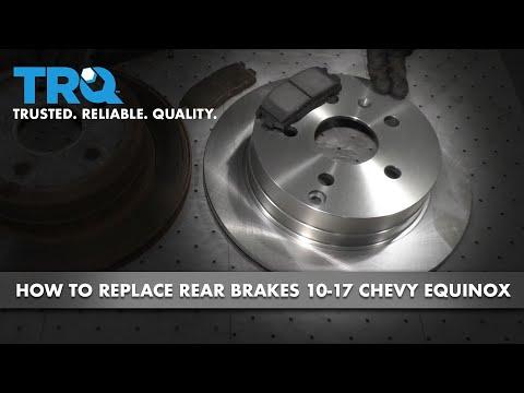 How to Replace Rear Brakes 10-17 Chevy Equinox