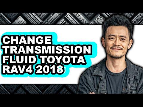 How To Change Transmission Fluid Toyota RAV4 2018 (Full Guide)
