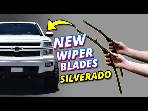 How to change 2014-2018 Silverado Sierra Wiper Blades 1500 2500 3500