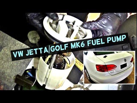 VW JETTA MK6 FUEL PUMP REPLACEMENT REMOVAL | VW GOLF MK6