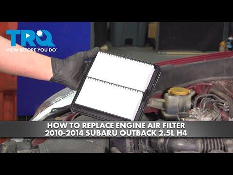 How to Replace Engine Air Filter 2010-2014 Subaru Outback 2.5L H4