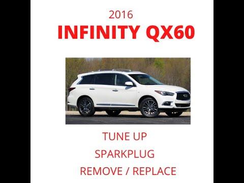 INFINITI QX60 3.5 L  2016 SPARKPLUG REMOVAL / REPLACE