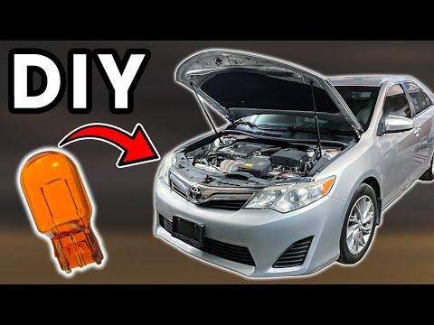 How to Replace Front Turn Signal Bulbs on a 2012-2024 Toyota Camry (7440NA Amber) (Trim: Hybrid XLE)