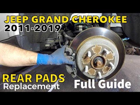 How to replace rear brake pads on Jeep Grand Cherokee 2011 to 2019 full guide