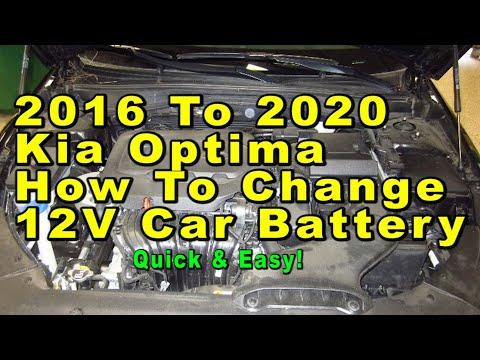 How to Replace the Battery on a 2015-2020 Kia K900 (Trunk-Mounted 12V) (Engine: V6 3.8L)