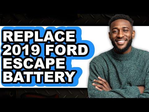 How To Replace 2019 Ford Escape Battery - Step By Step
