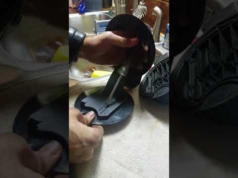 Ford F150 painted gas cap door removal  ( the right way )