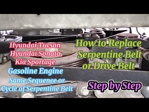 How to Replace the Serpentine Belt on a 2013 Hyundai Tucson (Drive Belt Guide)
