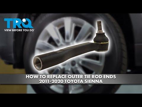 How to Replace the Outer Tie Rod End on a 2018 Toyota Sienna (Front Left/Right)