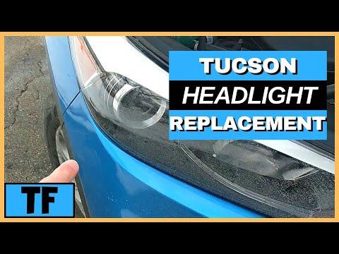 How to Replace Both Headlight Bulbs on a 2016-2021 Hyundai Tucson