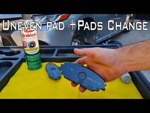 How to Replace Toyota Camry 2019 Front Brake pads/How to fix uneven brake pad wear for better brake