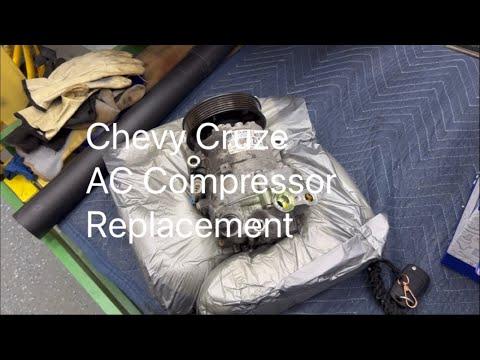 Chevy Cruze 1.4 AC Compressor Replacement