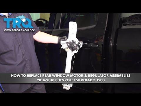 How to Replace the Rear Sliding Window Regulator & Motor on a 2014 GMC Sierra 1500