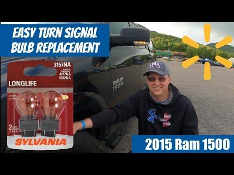 How to Replace Front Turn Signal Bulbs on a 2015 Ram 1500
