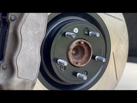 Kia K900 Front Brake Rotors and Pads Replacement (2015-2018) w/ StopTech Cryogenic Slotted Rotors