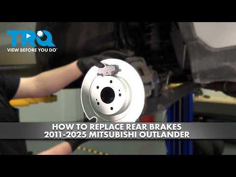 How to Replace Rear Brakes 2011-2025 Mitsubishi Outlander