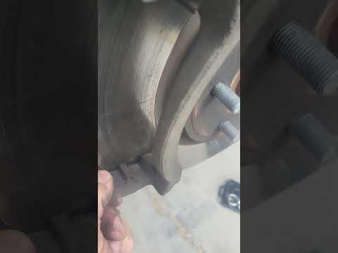 2018 nissan titan front brake pad replacement #diy #automobile