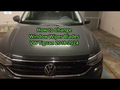 How to Change Window Wiper Blades on a 2018 - 2024 VW Tiguan (Trick to Lift the Wiper Arm Included)