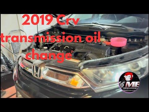 How to change the transmission oil on a 2019 Honda CRV. 