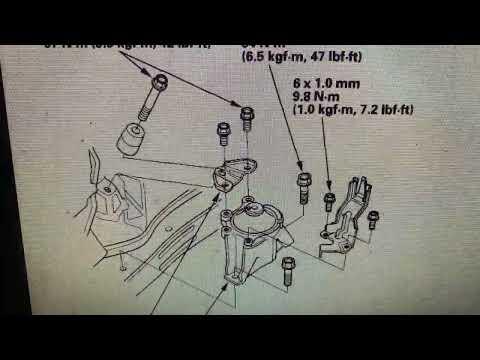 How to Replace Engine Mounts on a 2007-2011 Honda CR-V (FWD/AWD) (Engine: Inline 4 2.4L)