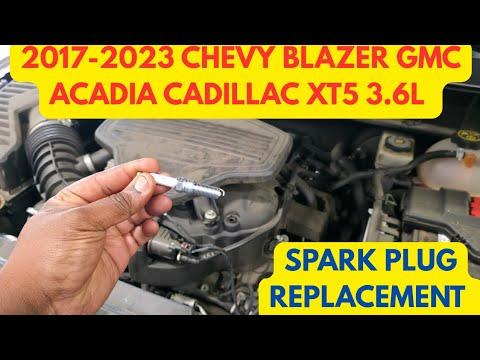 2017-2023 Chevy Blazer GMC Acadia 3.6L spark plug replacement 