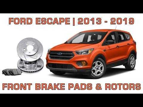 How to Replace Front Brake Pads &amp; Rotors on Ford Escape (2013-2019, 3rd Gen)
