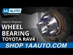 How to Replace Rear Wheel Bearing &amp; Hub 06-17 Toyota RAV4