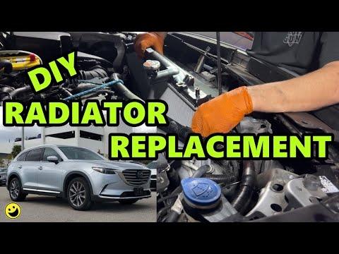 How To Replace a Radiator in a Mazda CX-9 4-Cyl 2.5 Liter Turbo Engine 2016 - 2023