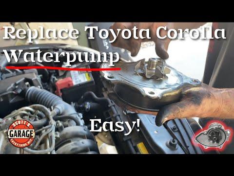 2008-2013 Toyota Corolla 1.8 l water pump replacement - absolutely no problem! Find out here!