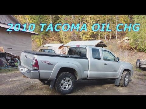Oil change in 2010 Toyota Tacoma TRD