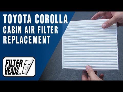 How to Replace Cabin Air Filter 2013 Toyota Corolla | AQ1102
