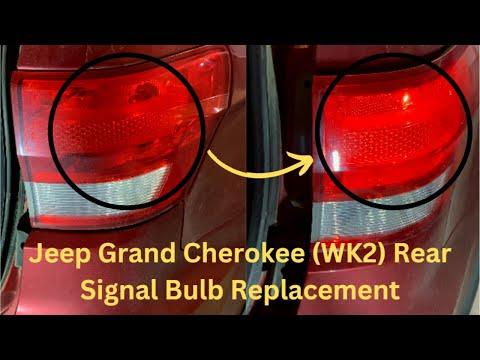 How to Replace Rear Turn Signal Bulb on a 2014-2021 Jeep Cherokee (Tail Lamp Removal)