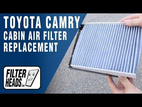 How to Replace Cabin Air Filter 2019 Toyota Camry | AQ1262C