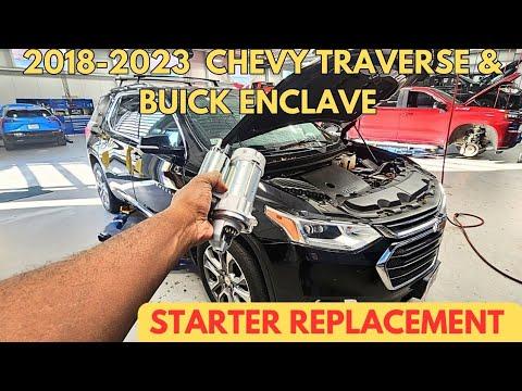 2018-2023 Chevy Traverse &amp; Buick Enclave Starter replacement