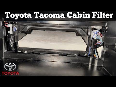 2016 - 2023 Toyota Tacoma Cabin Air filter Replacement - How To Change Or Replace AC Filter Location