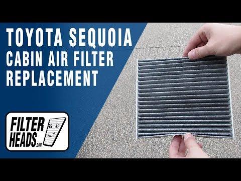 How to Replace Cabin Air Filter 2016 Toyota Sequoia