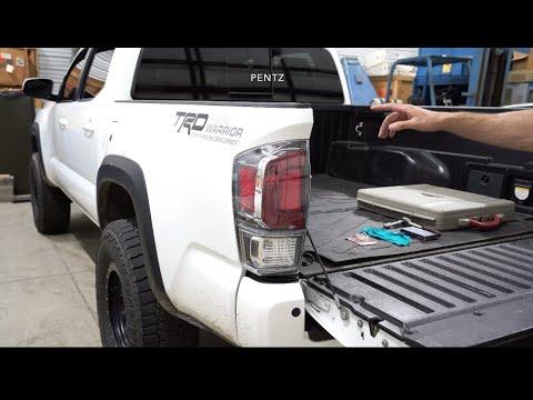 2016-2022 Toyota Tacoma Tail Light Removal and Bulb Installation / LED Replacement Comparison
